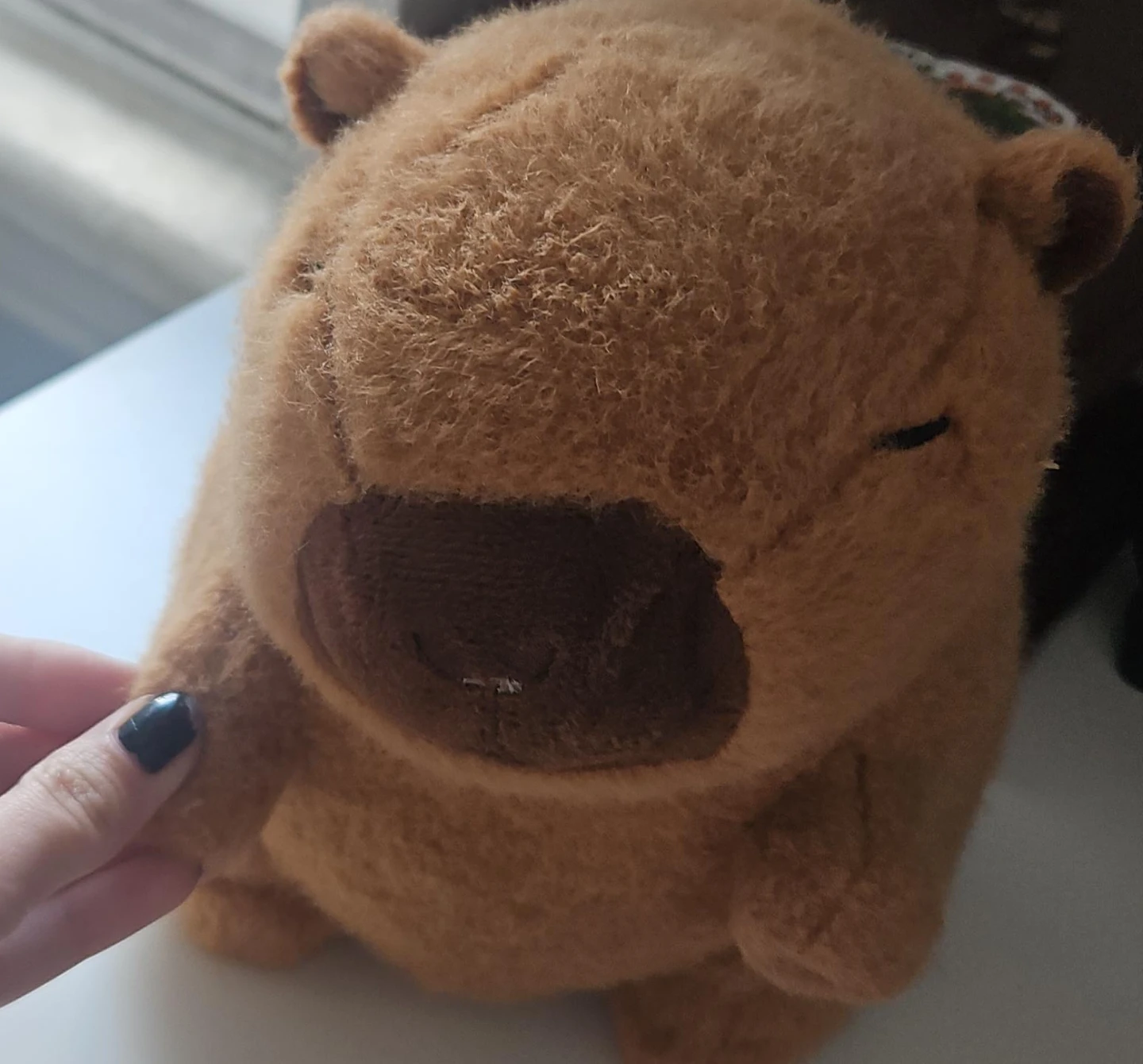 Brown Plush capabara Toy stuffy