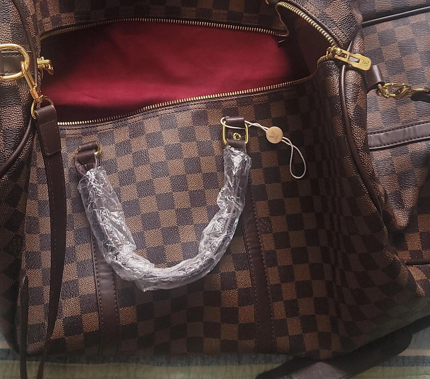 Louis Vuitton Keepall Duffle Bag Monogram Canvas