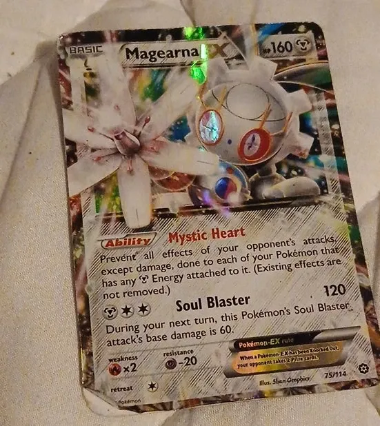 pokemon magearna ex card - Magearna-EX (75/114) - XY Steam Siege done to each of your Pokemon that has any Metal Energy attached to it 2016 Pokemon XY Steam Siege
