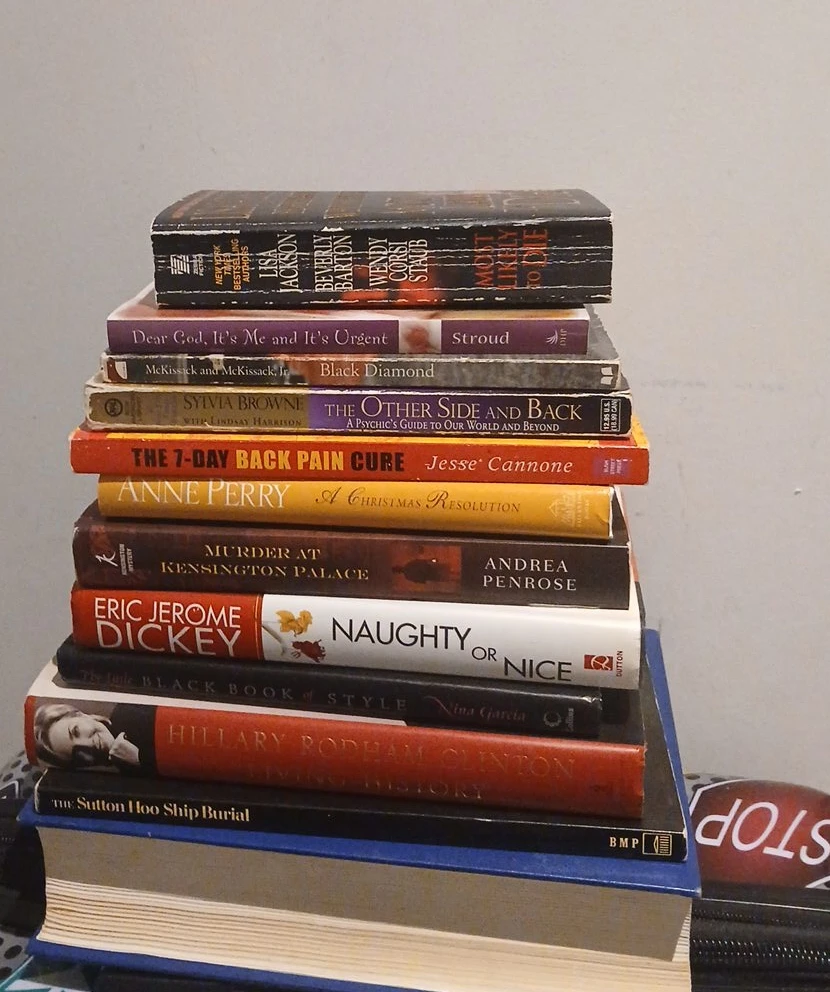 ASSORTED BOOK LOT  Various Authors and Genres $5