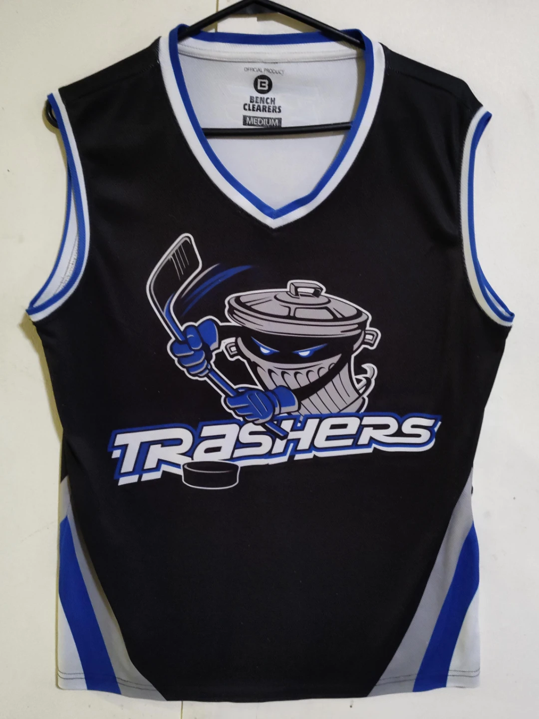 Bench Clearers Trashers Hockey Jersey Medium