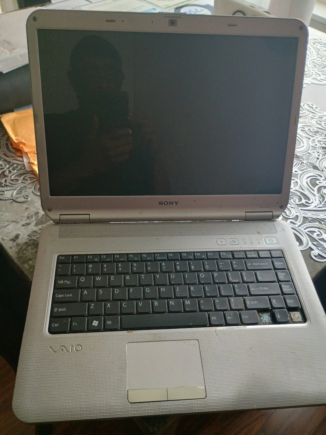 Sony VAIO Silver Laptop