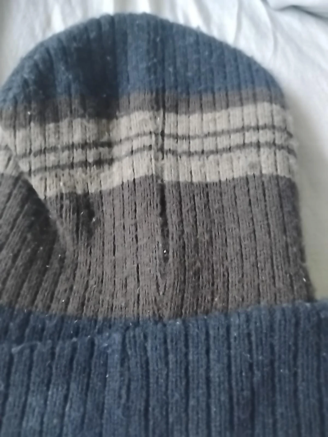 Striped Knit Beanie