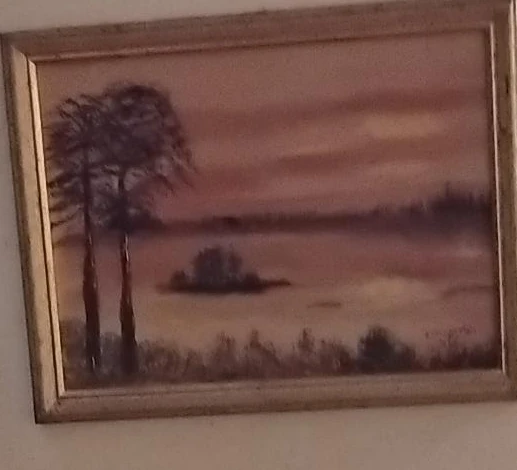 Framed Landscape Painting
