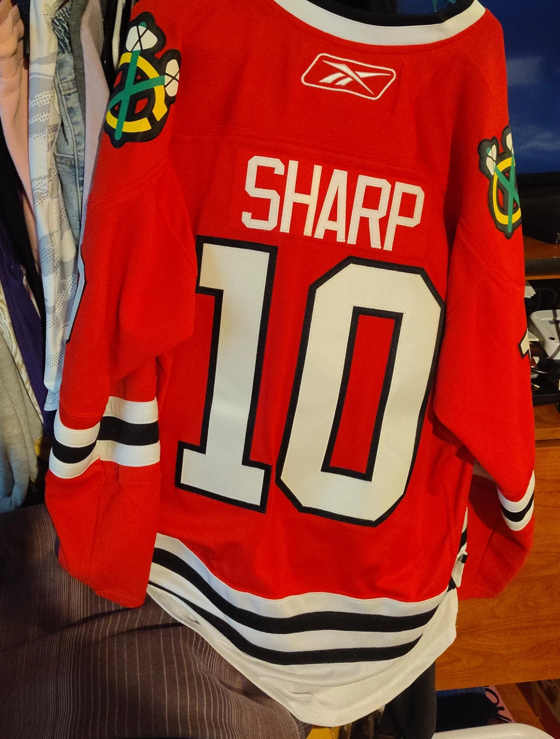 Chicago Blackhawks Patrick Sharp #10 Hockey Jersey