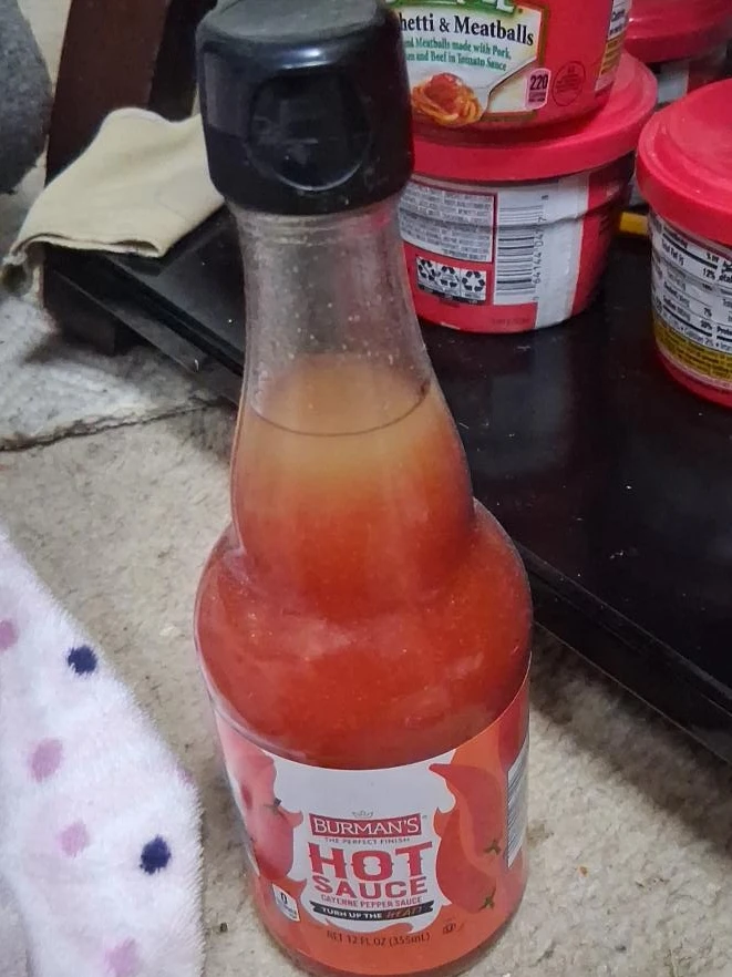 Burman's Hot Sauce Cayenne Pepper Sauce 12 fl oz