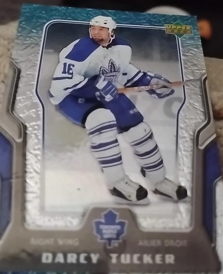 Upper Deck Darcy Tucker Toronto Maple Leafs Hockey Card
