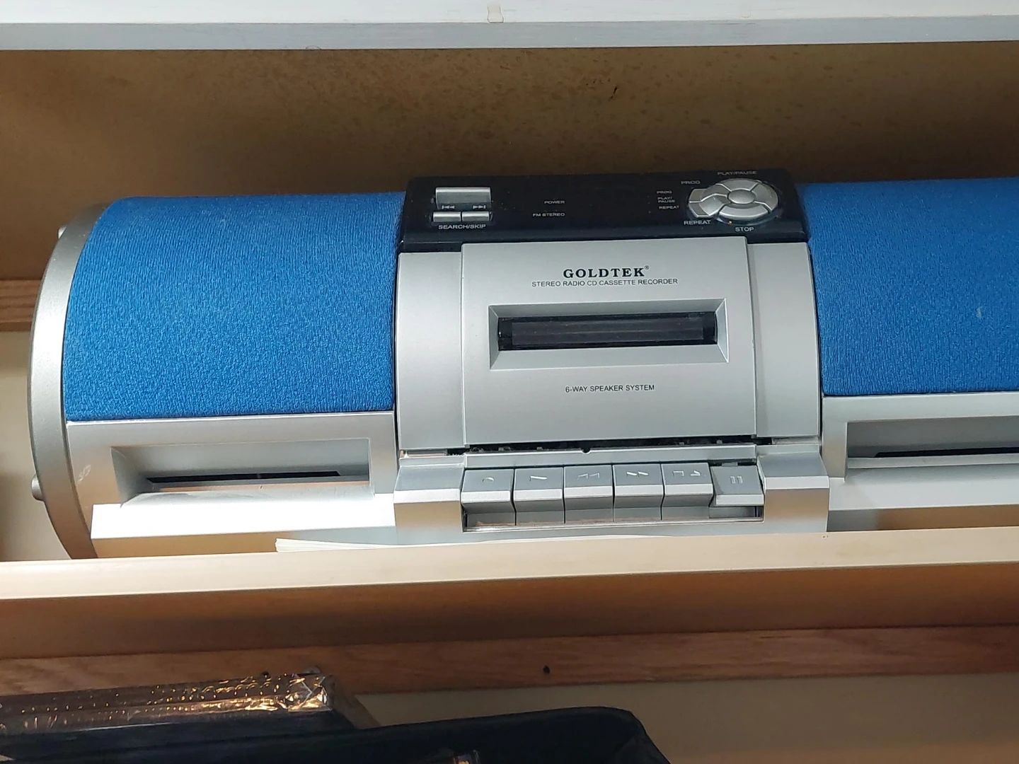 Goldtek Stereo Radio CD Cassette Recorder