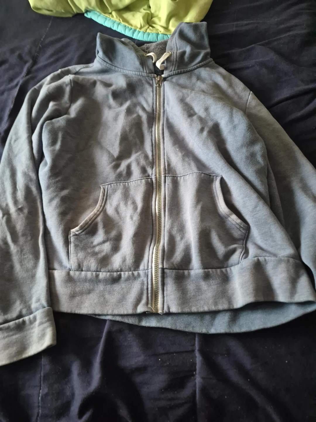 Grey Zip-Up Hoodie