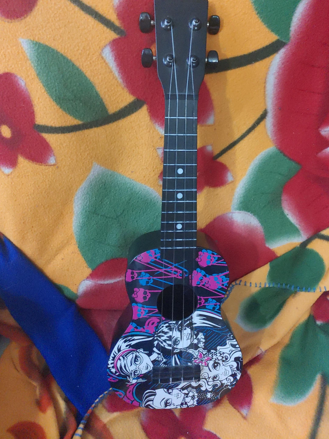 Monster High Ukulele and First Act Musician ukulele