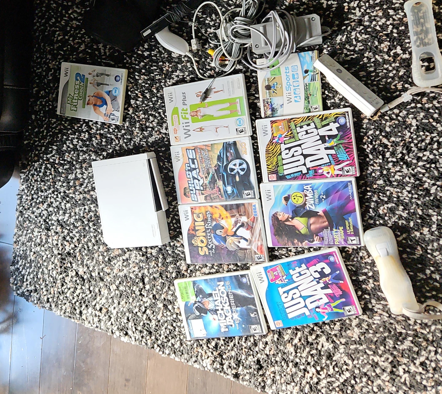 Nintendo Wii Console with Games and Accessories