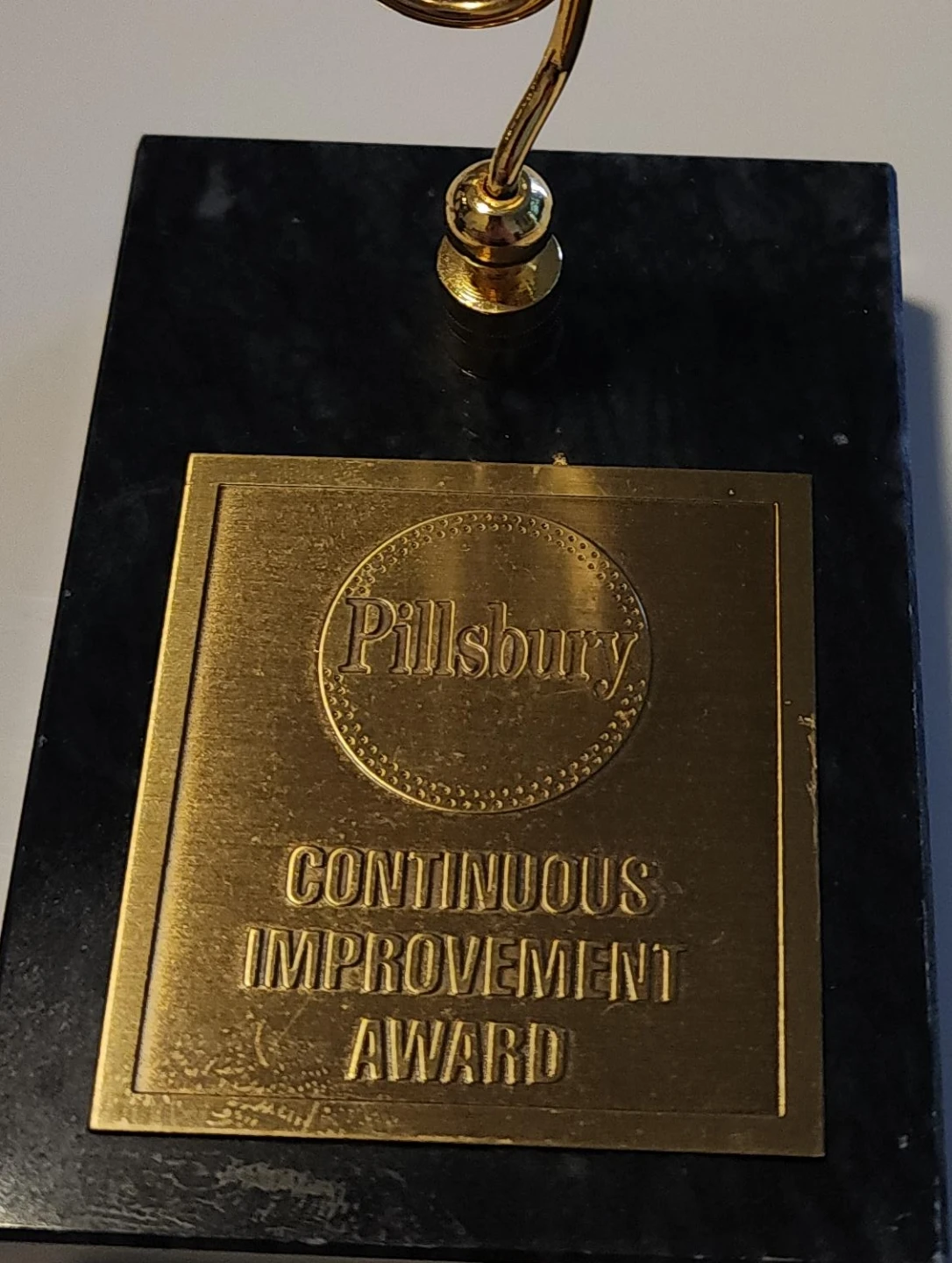 Pillsbury Continuous Improvement Award Trophy