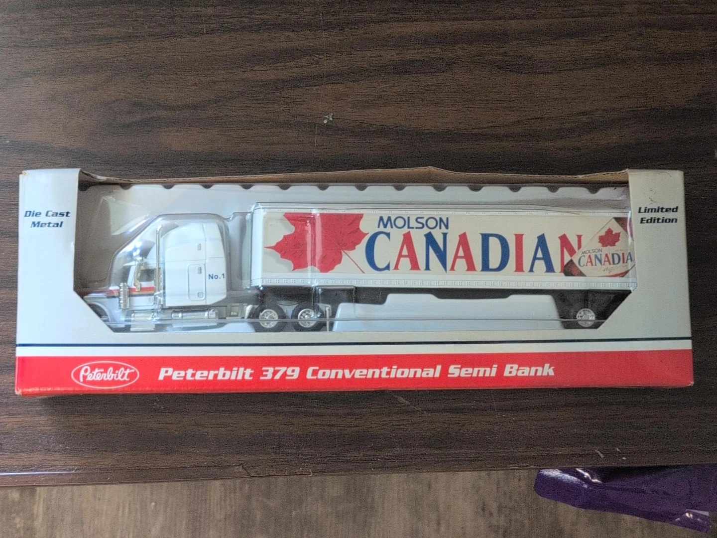 Peterbilt 379 Molson Canadian Semi Truck Bank
