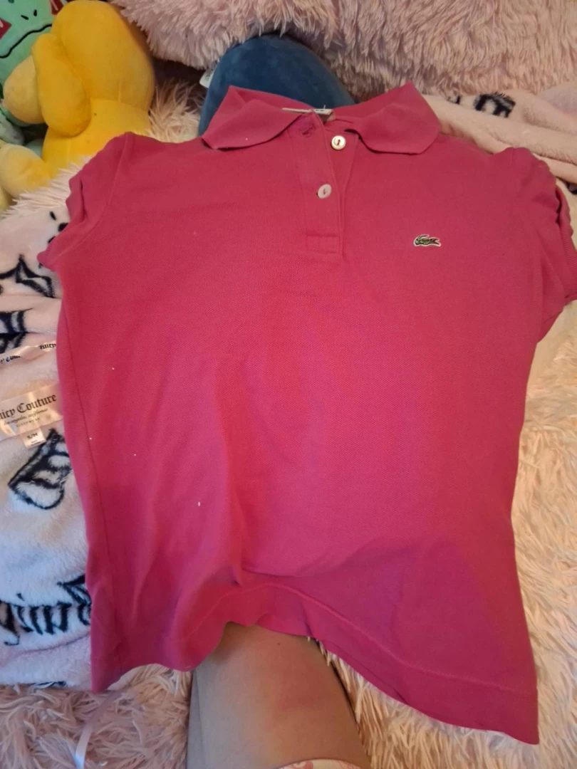 Lacoste Pink Polo Shirt