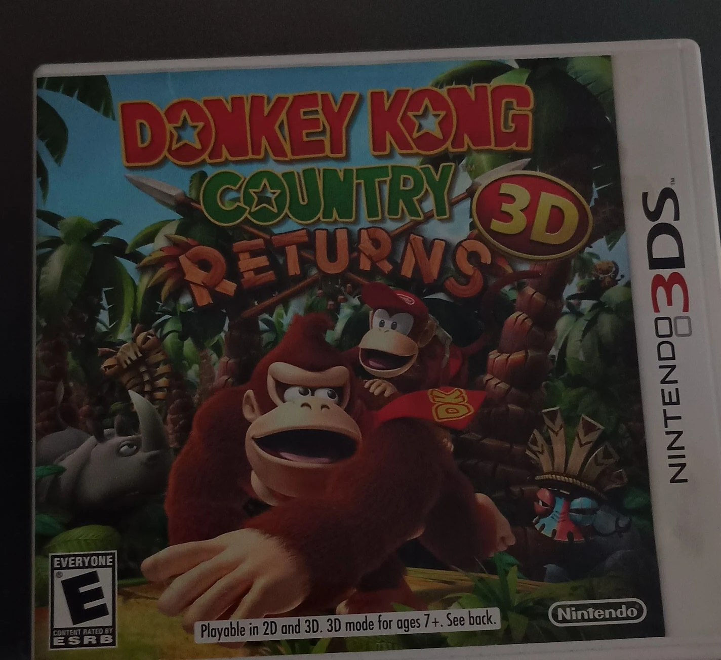 Donkey Kong Country Returns 3D Nintendo 3DS Game