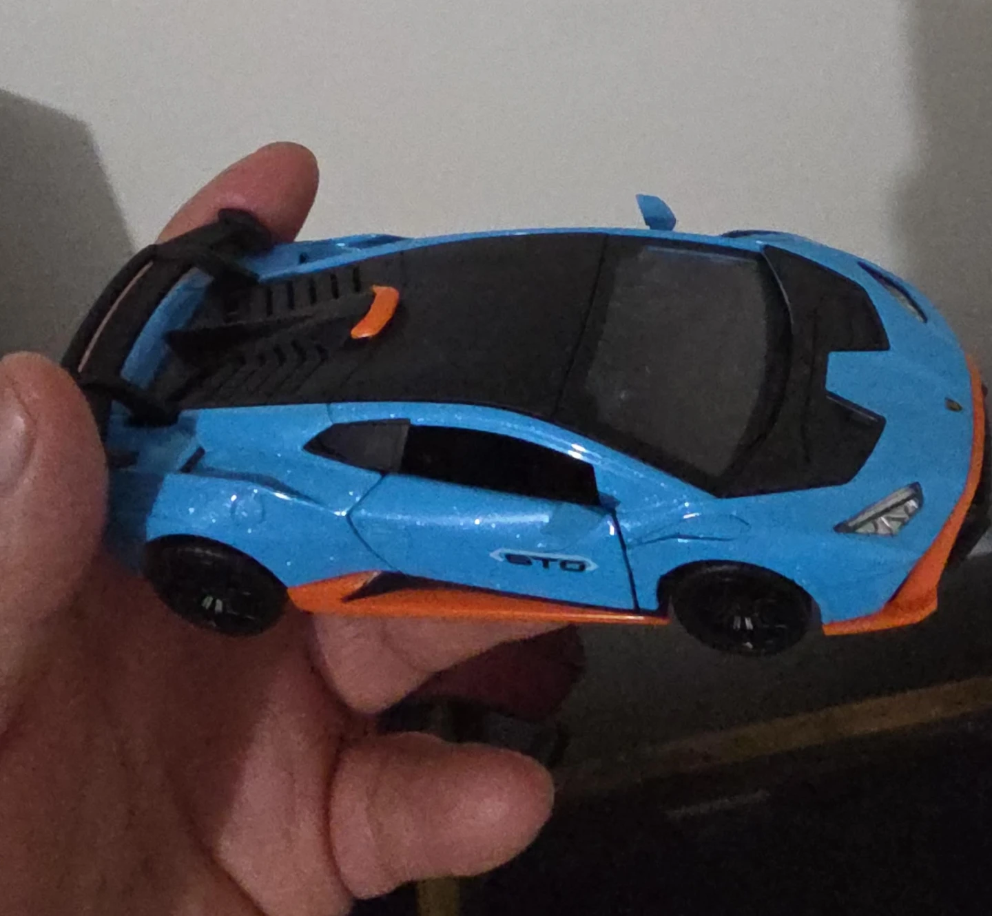 Blue Lamborghini STO Toy Car
