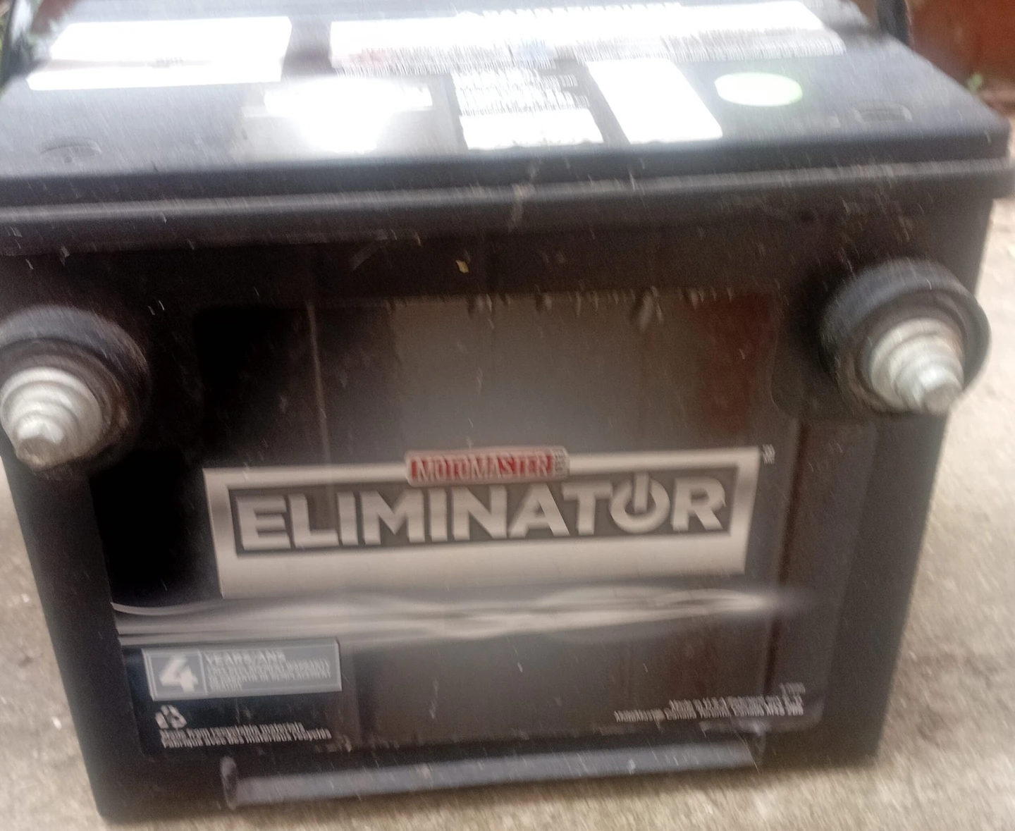 Motomaster Eliminator Car Battery