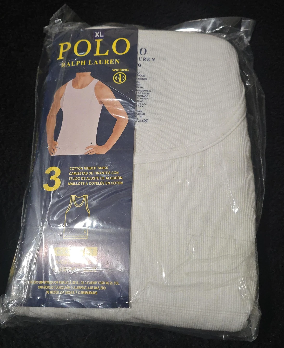 Polo Ralph Lauren Men's Cotton Ribbed Tank Tops (XL)