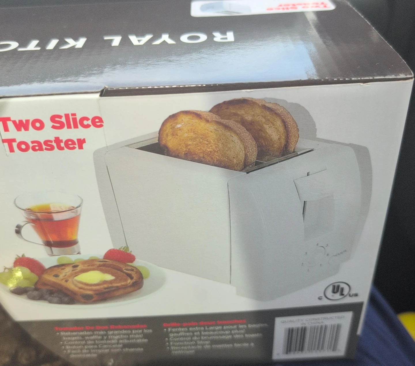 Royal Kitchen Two Slice Toaster