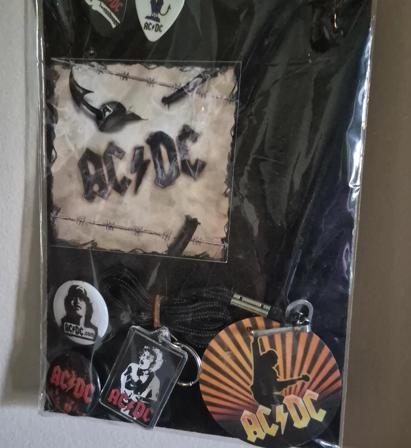 AC/DC Band Memorabilia Set