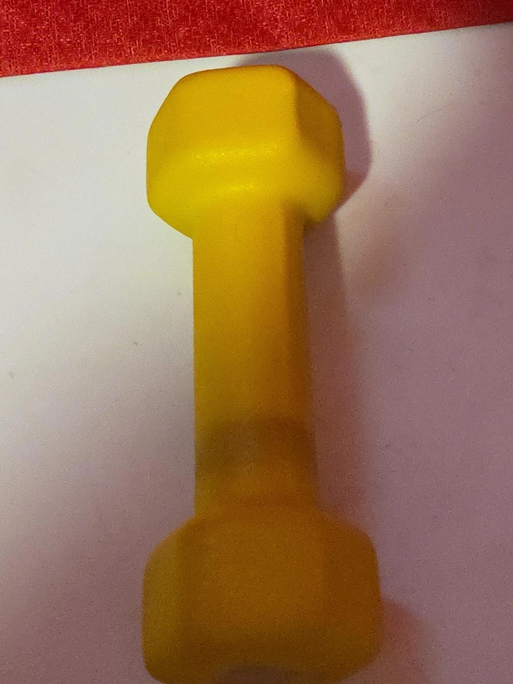 Yellow Toy Dumbbell