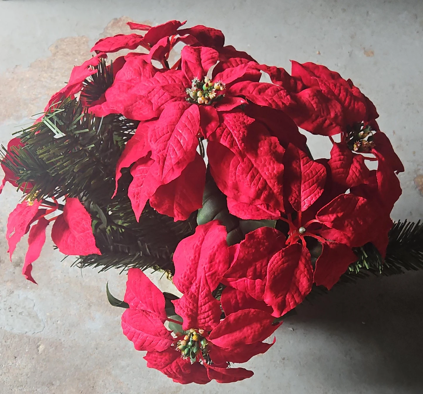 Artificial Poinsettia Plants