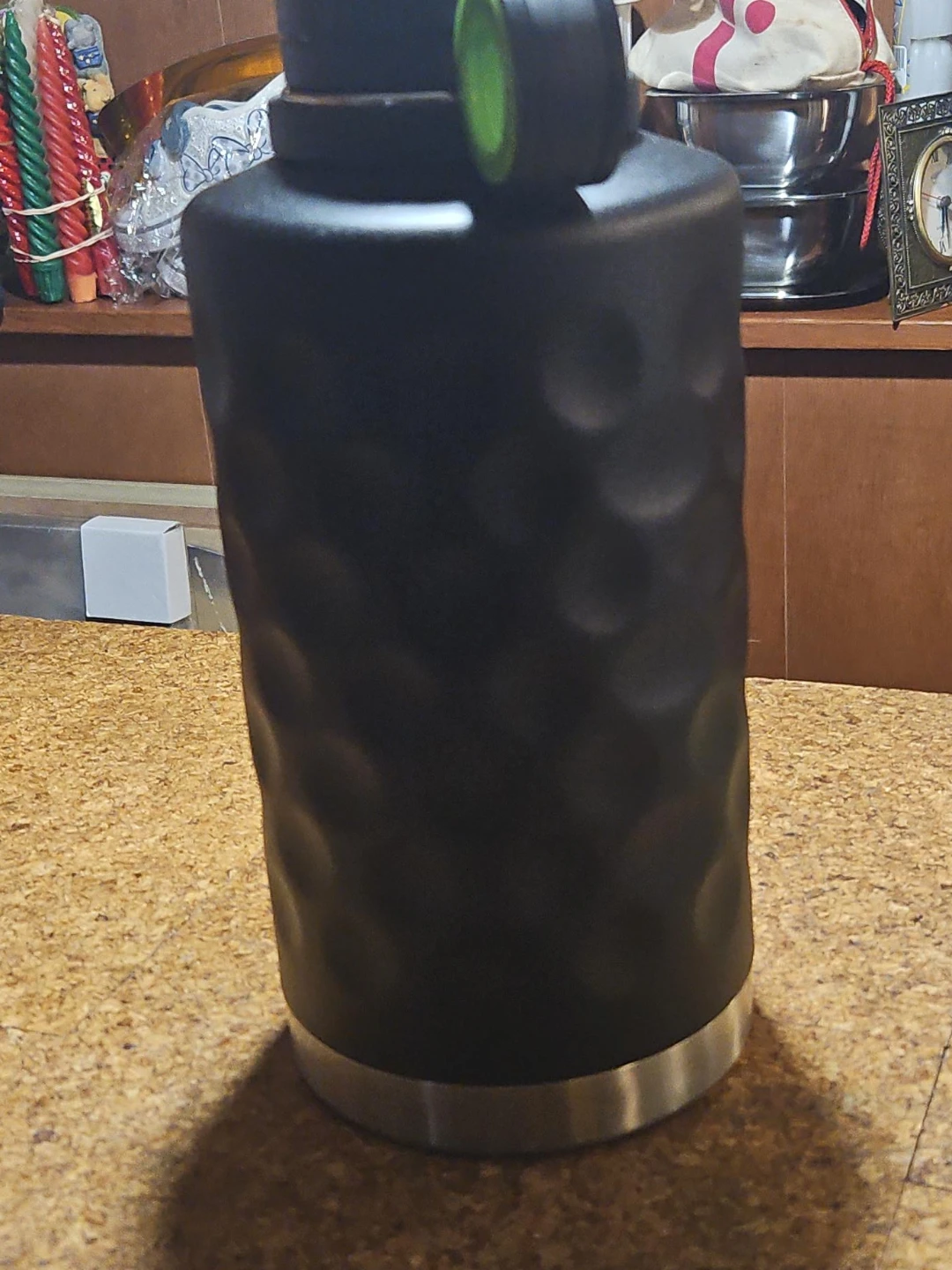 Black Insulated Water Bottle
