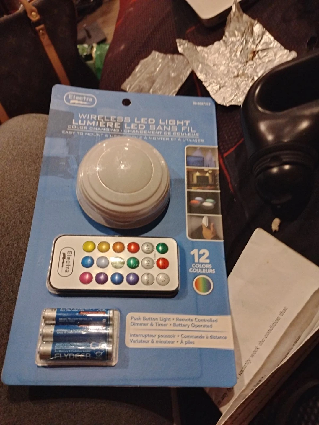 Electra Wireless LED Light with Remote - 12 Colours