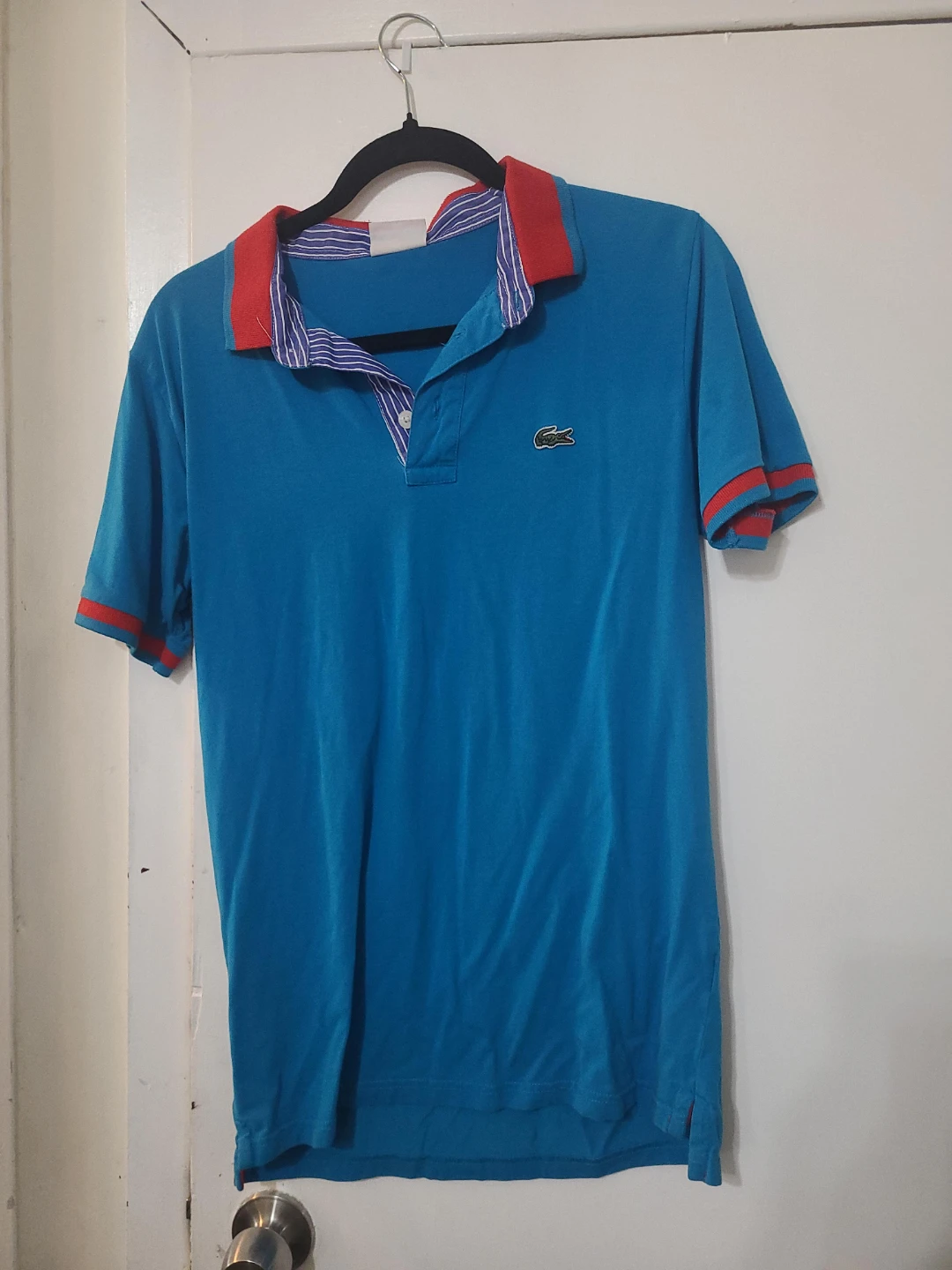 Lacoste Blue Polo Shirt - Size M