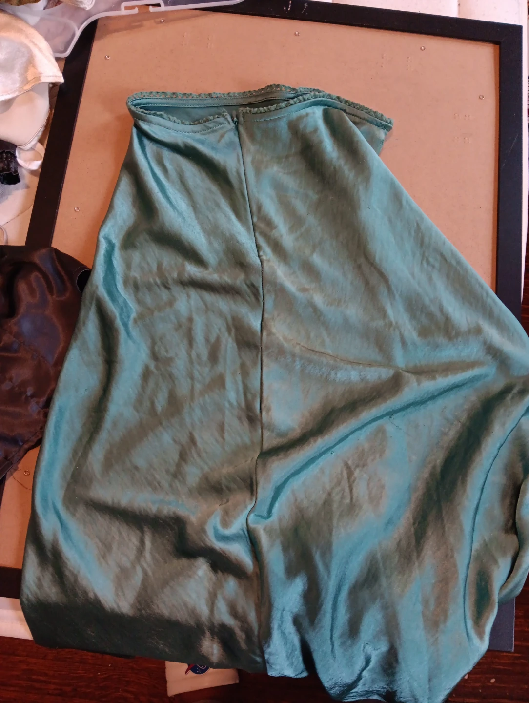 Teal Slip Dress