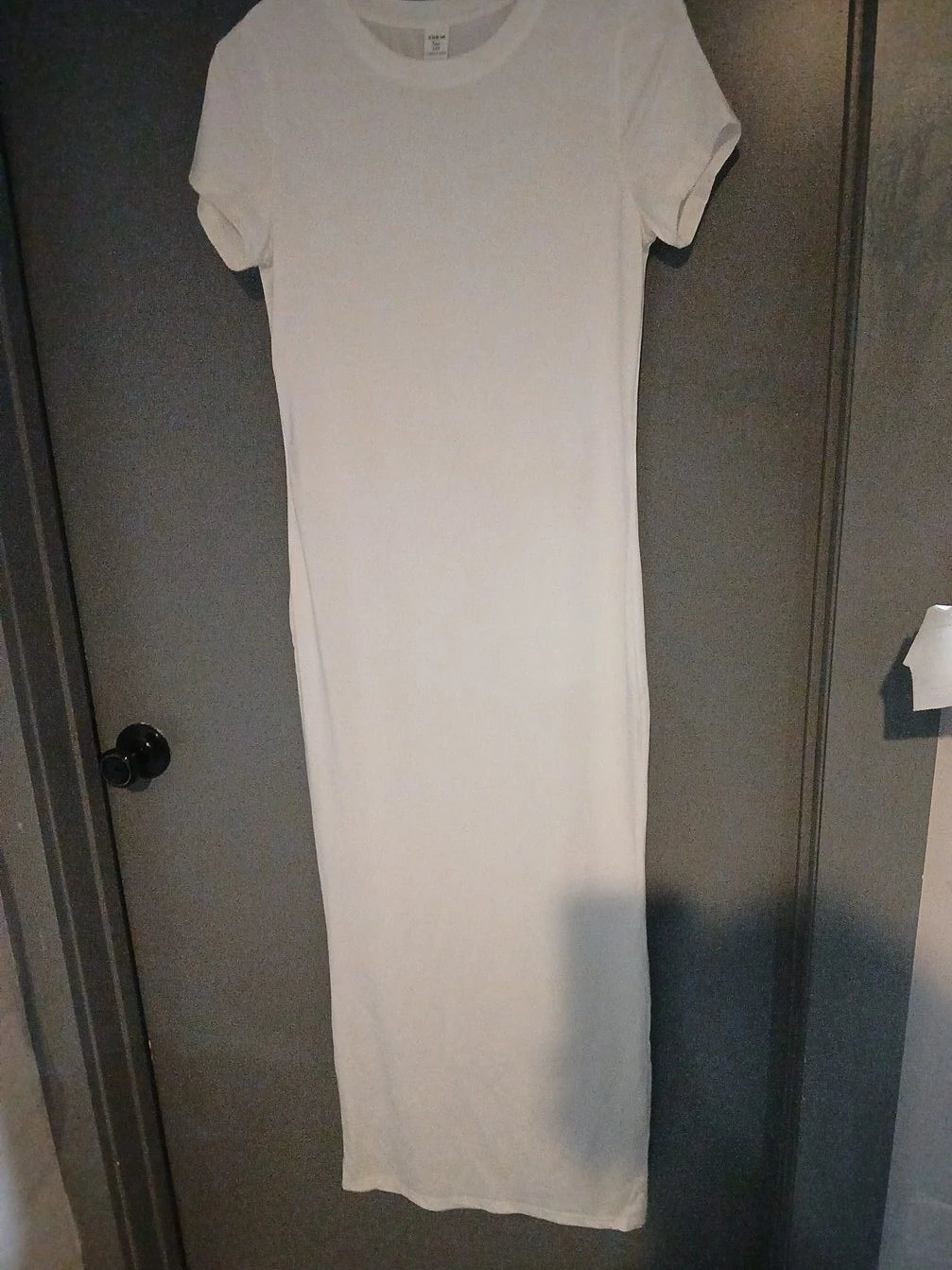 SHEIN White Teen Maxi T-Shirt Dress Size 14Y