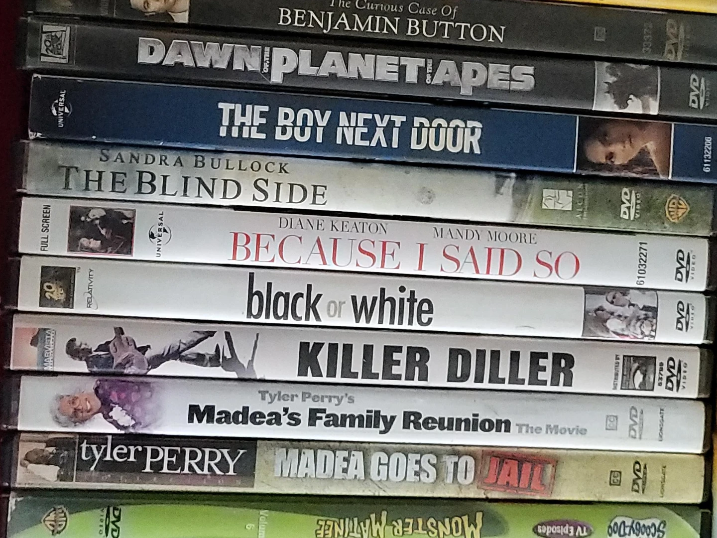 DVD movie collection