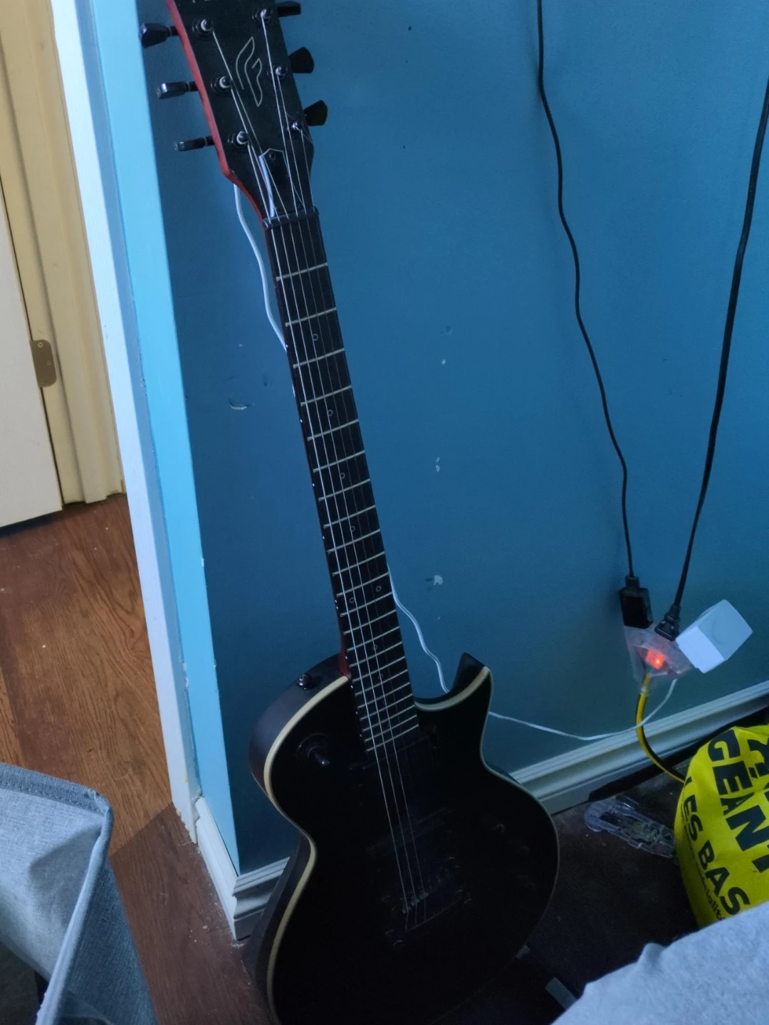 Black Electric Guitar