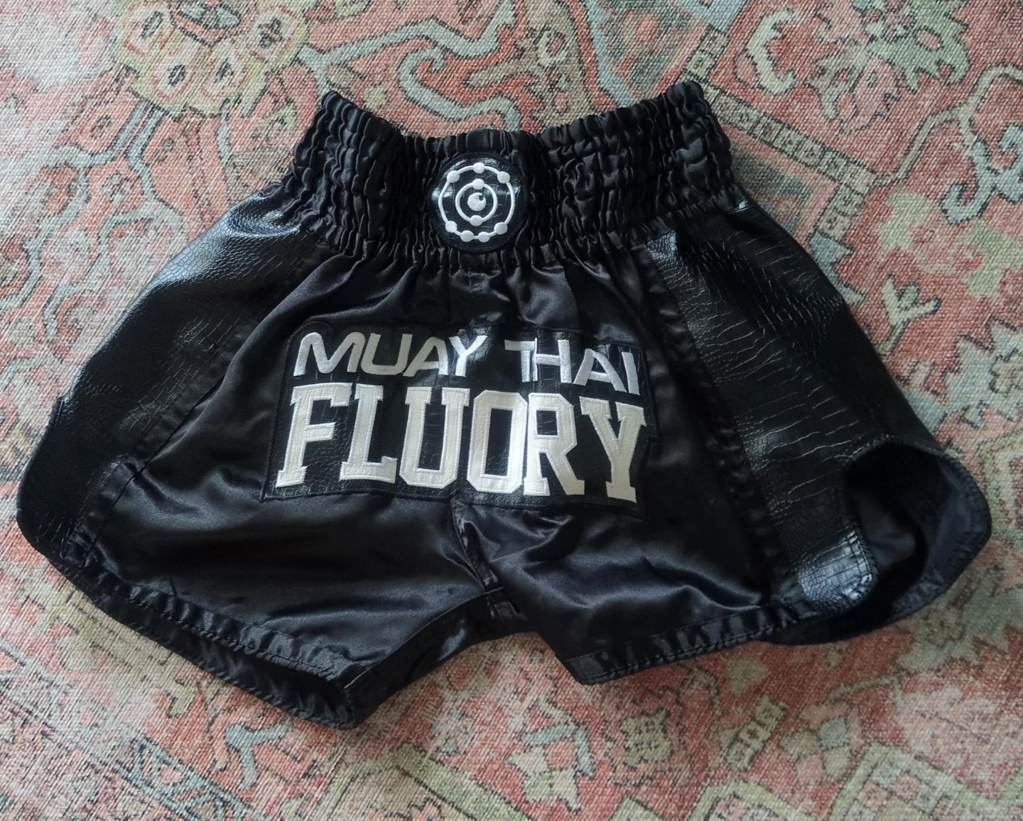 Fluory Muay Thai Shorts Black