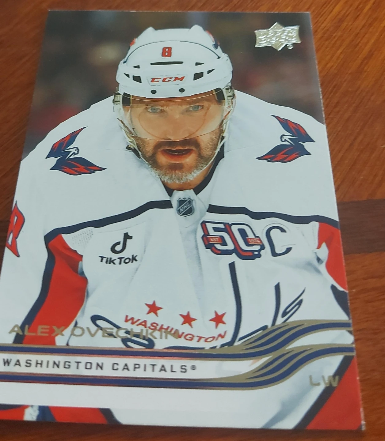 Upper Deck Alex Ovechkin Washington Capitals Hockey Card