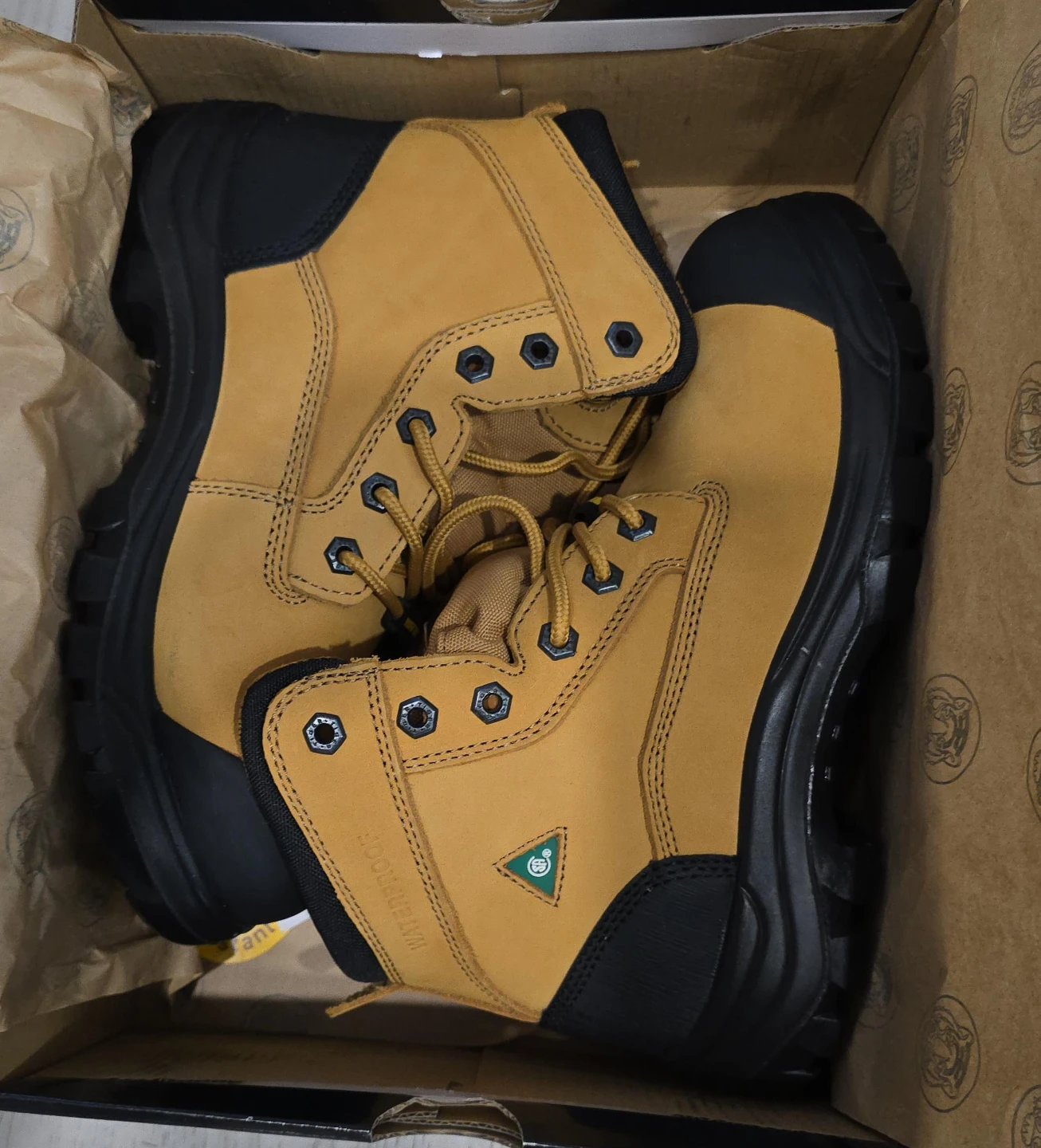 Tiger Waterproof Work Boots Size 8