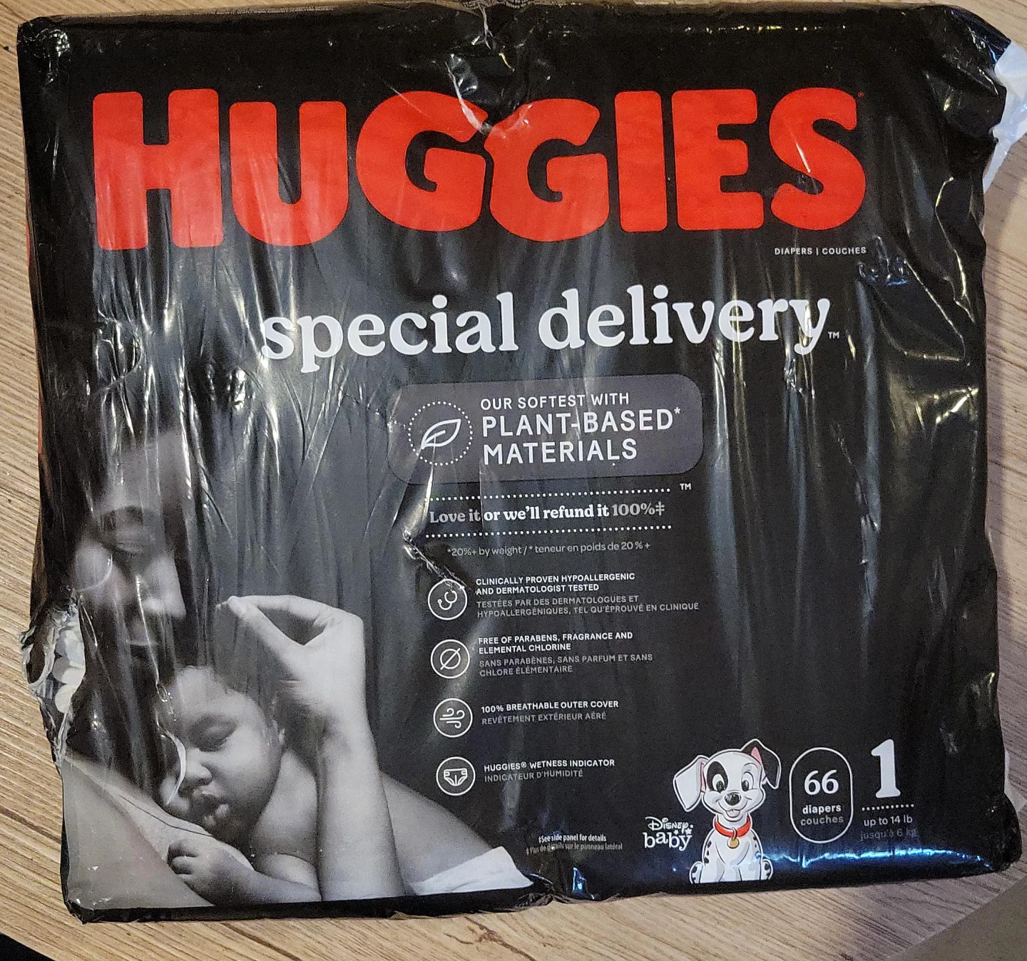 Huggies Special Delivery Diapers Size 1 (66 Count)