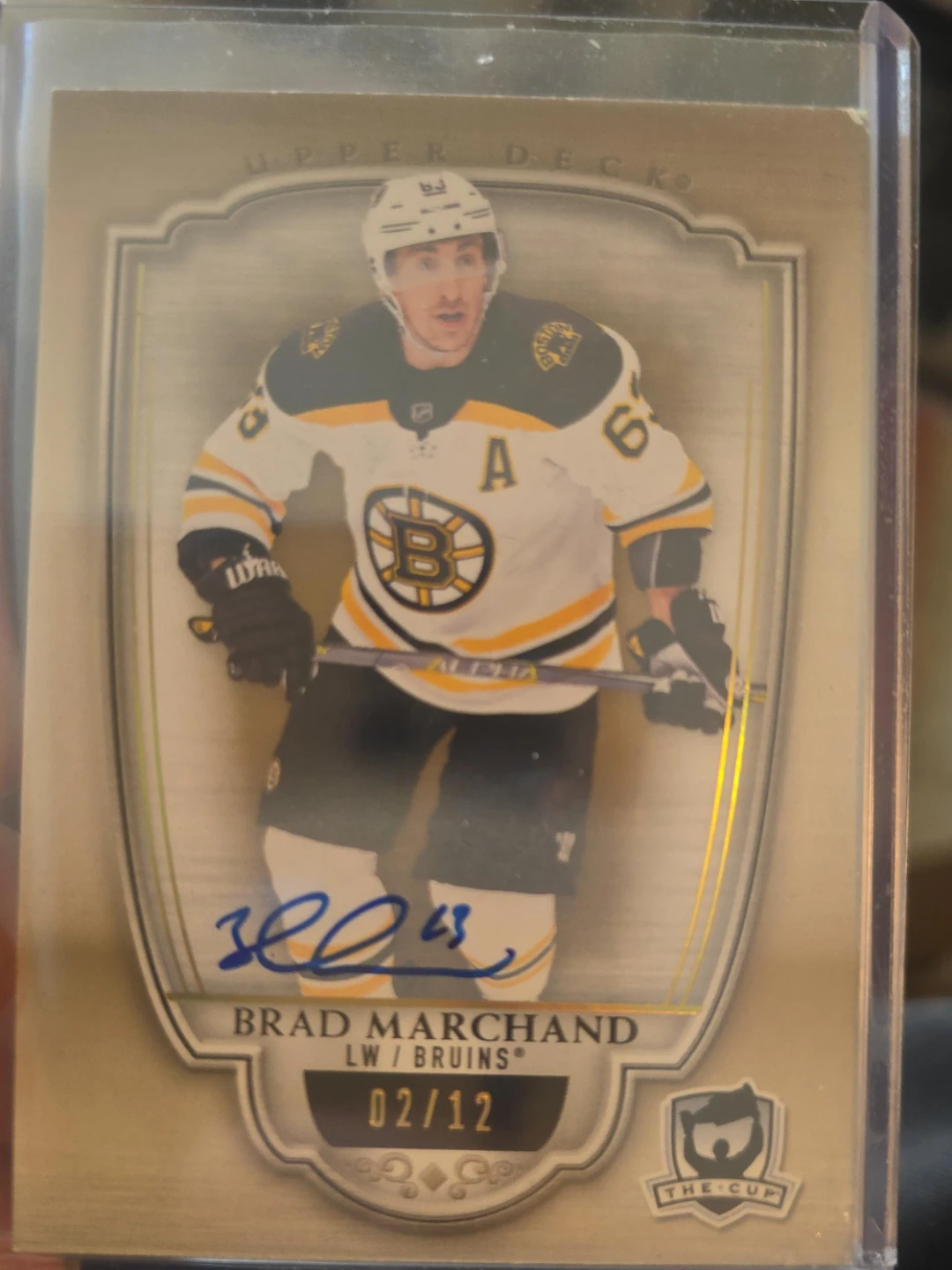 Upper Deck Brad Marchand 02/12 The Cup Hockey Card