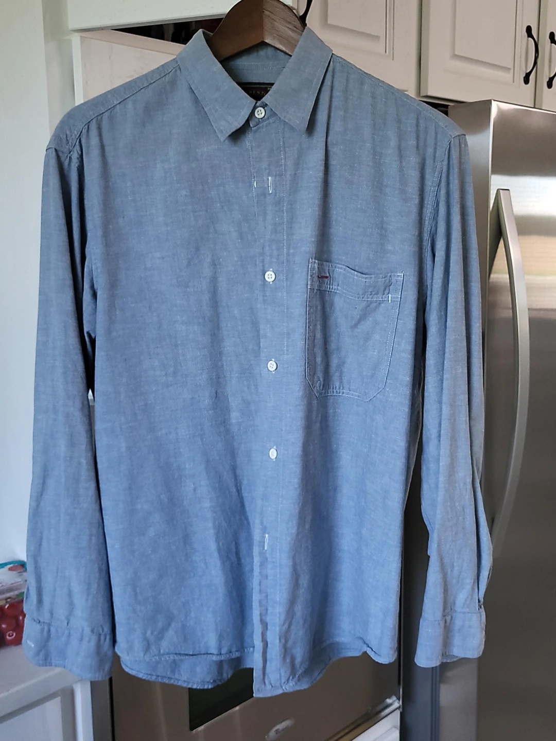 Levis Light Blue Button-Up Shirt