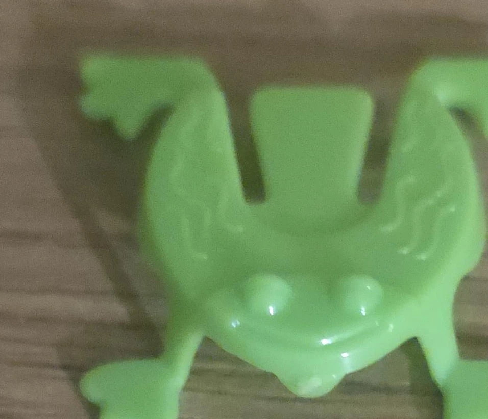 Green Plastic Frog Toy