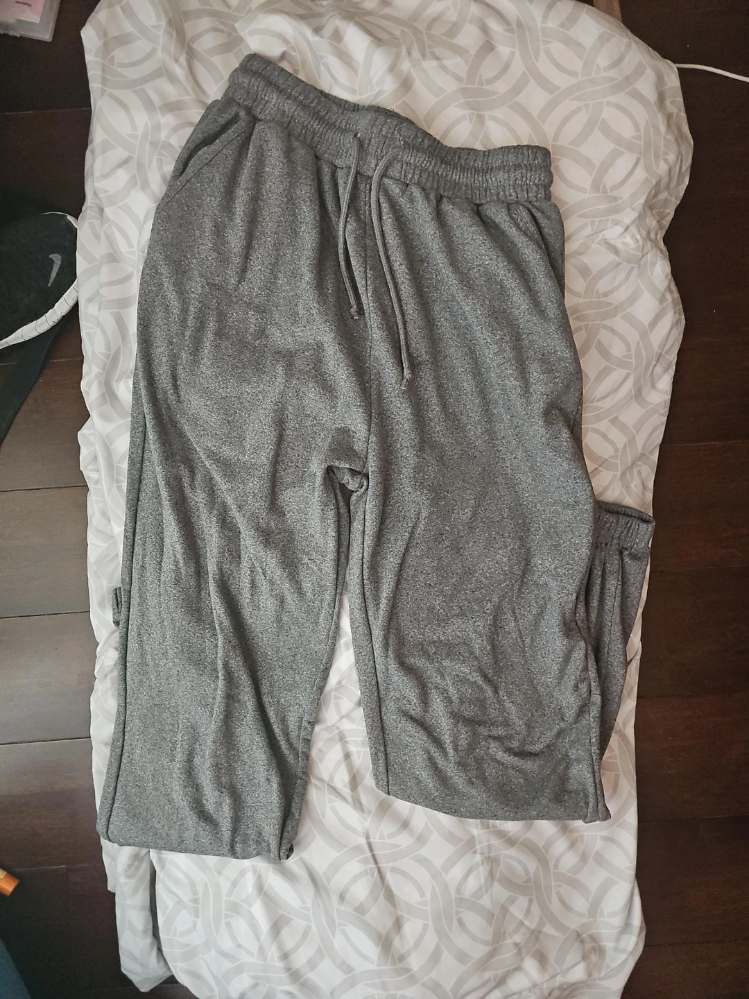 Grey Athletic Track Pants