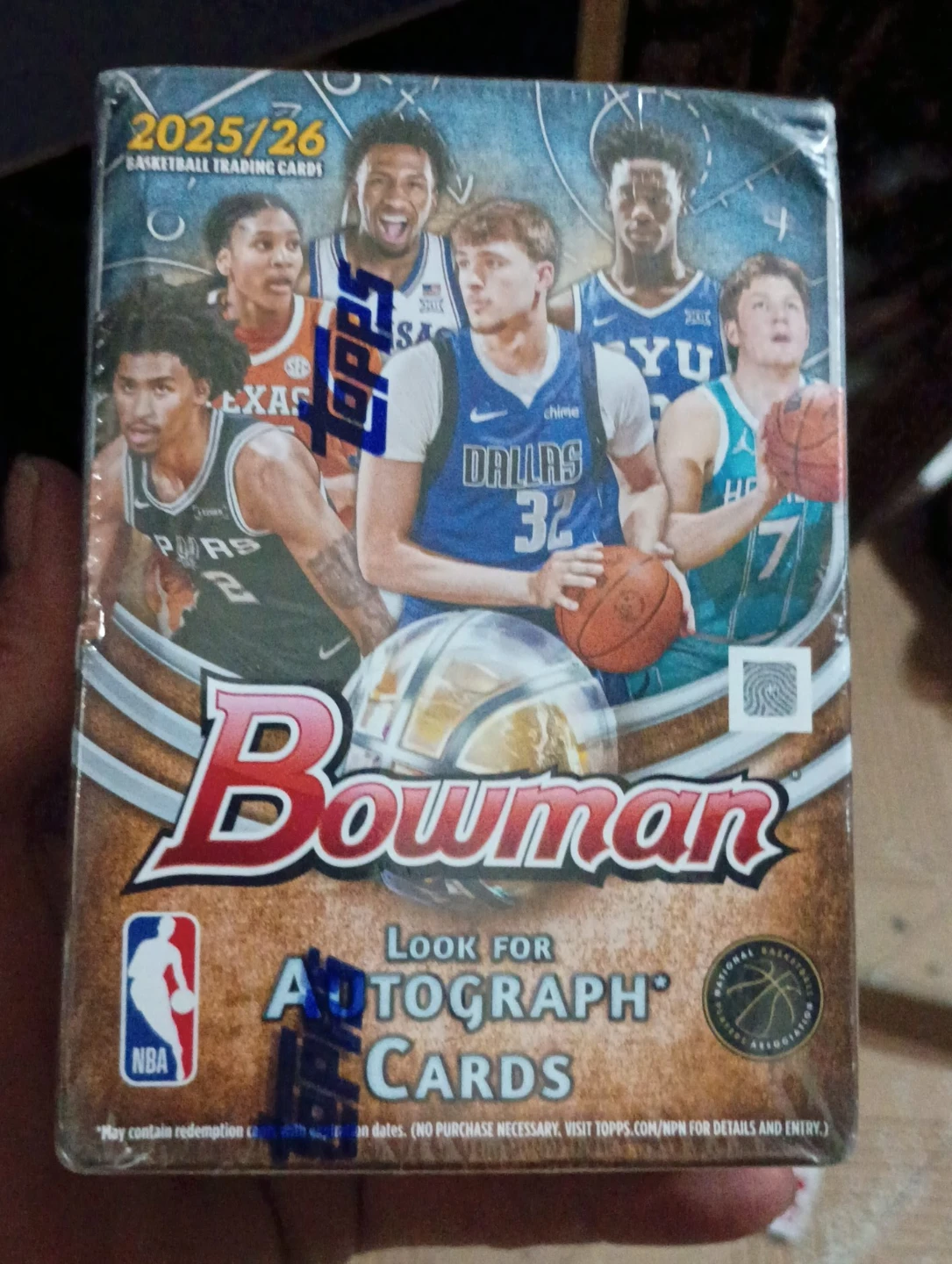 2025/26 Topps Bowman Basketball Trading Cards Box