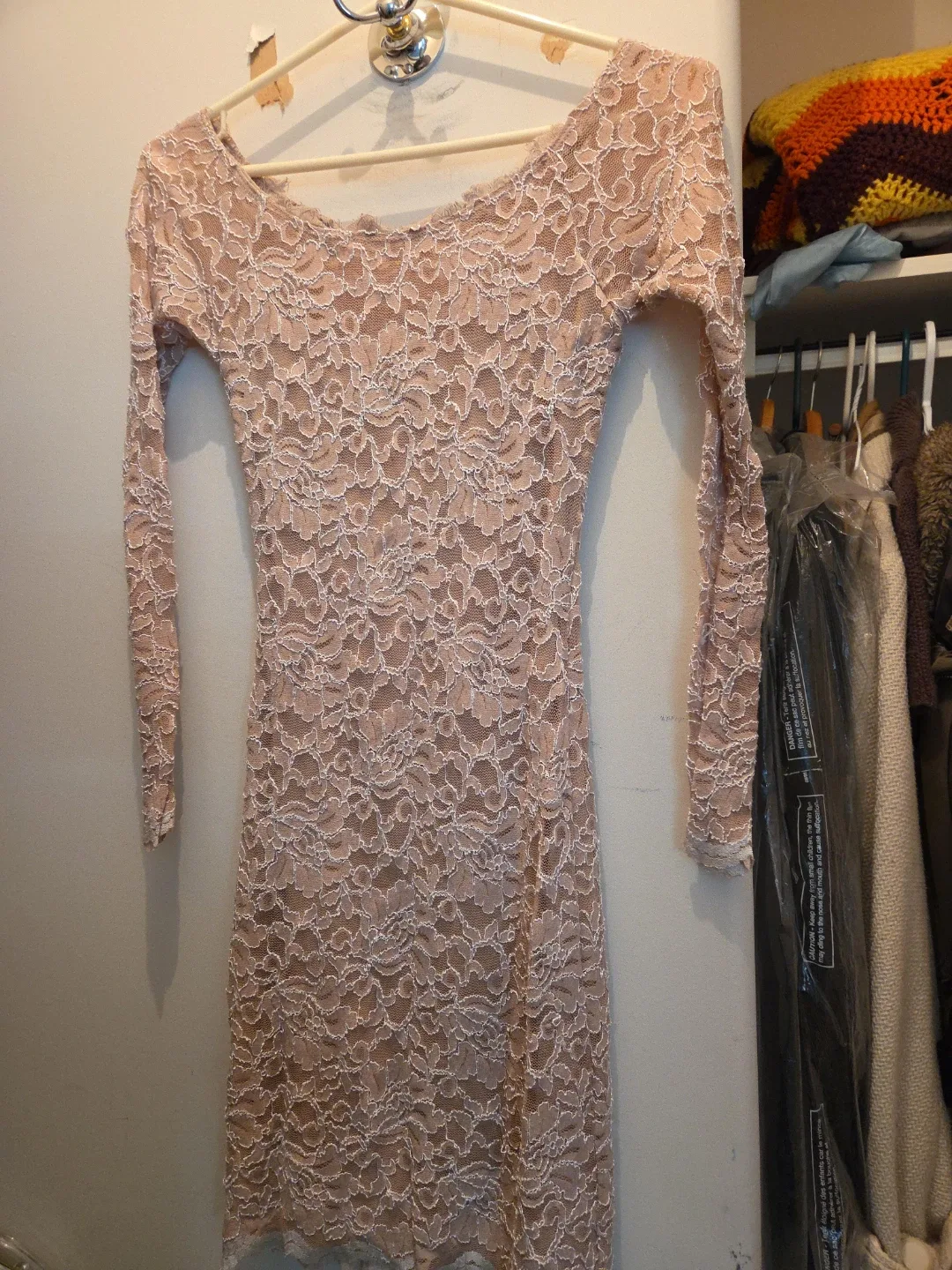 Women's Lace Long Sleeve Dress