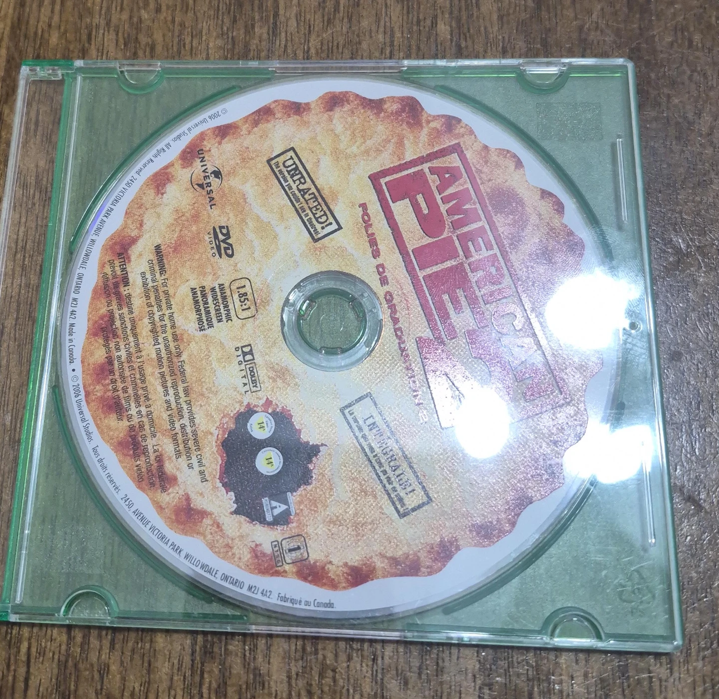 American Pie: Unrated DVD