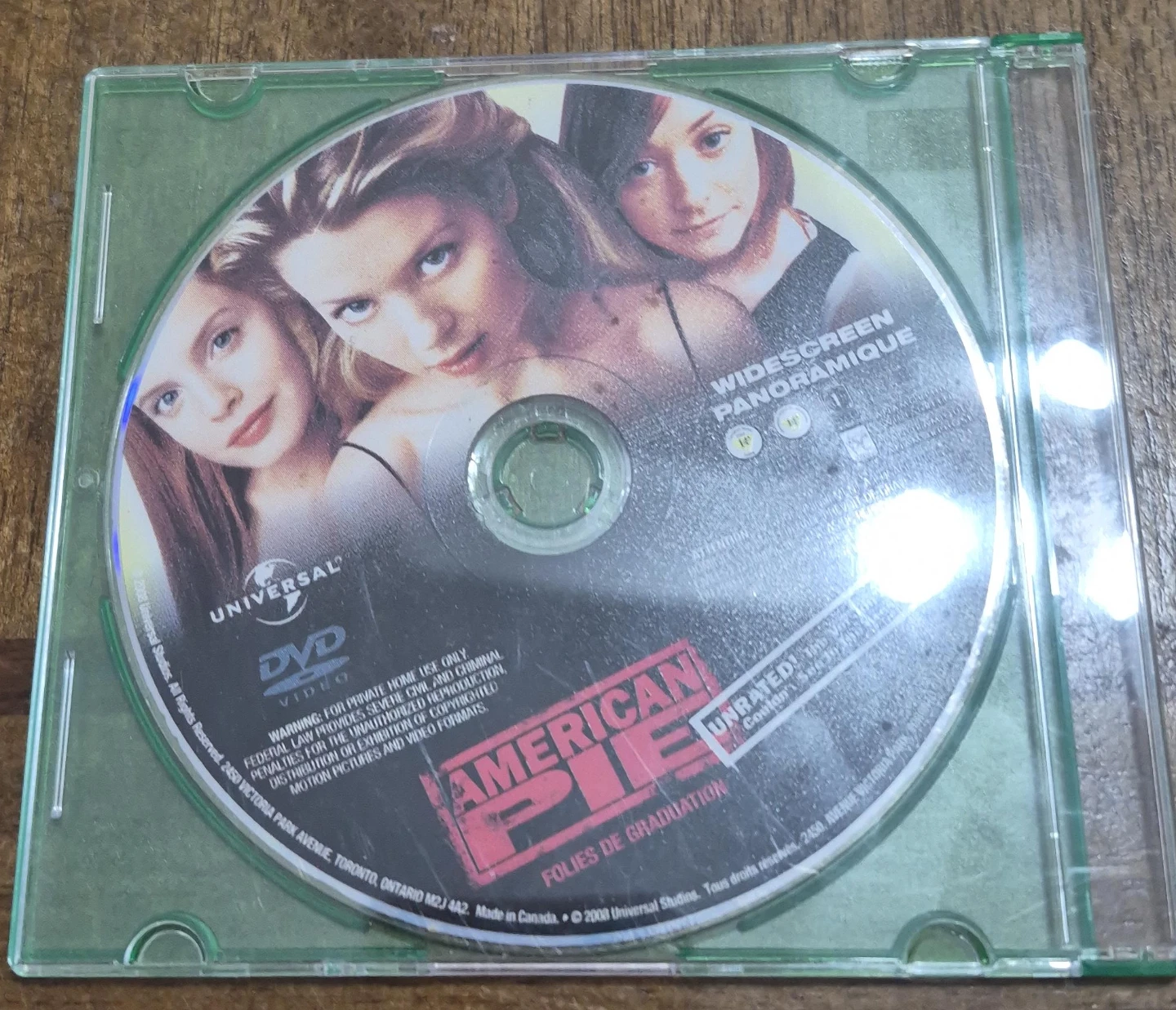 American Pie DVD (Unrated Edition)