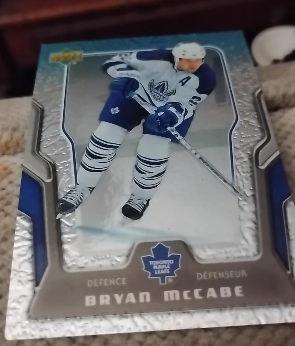 Upper Deck Bryan McCabe Toronto Maple Leafs Hockey Card