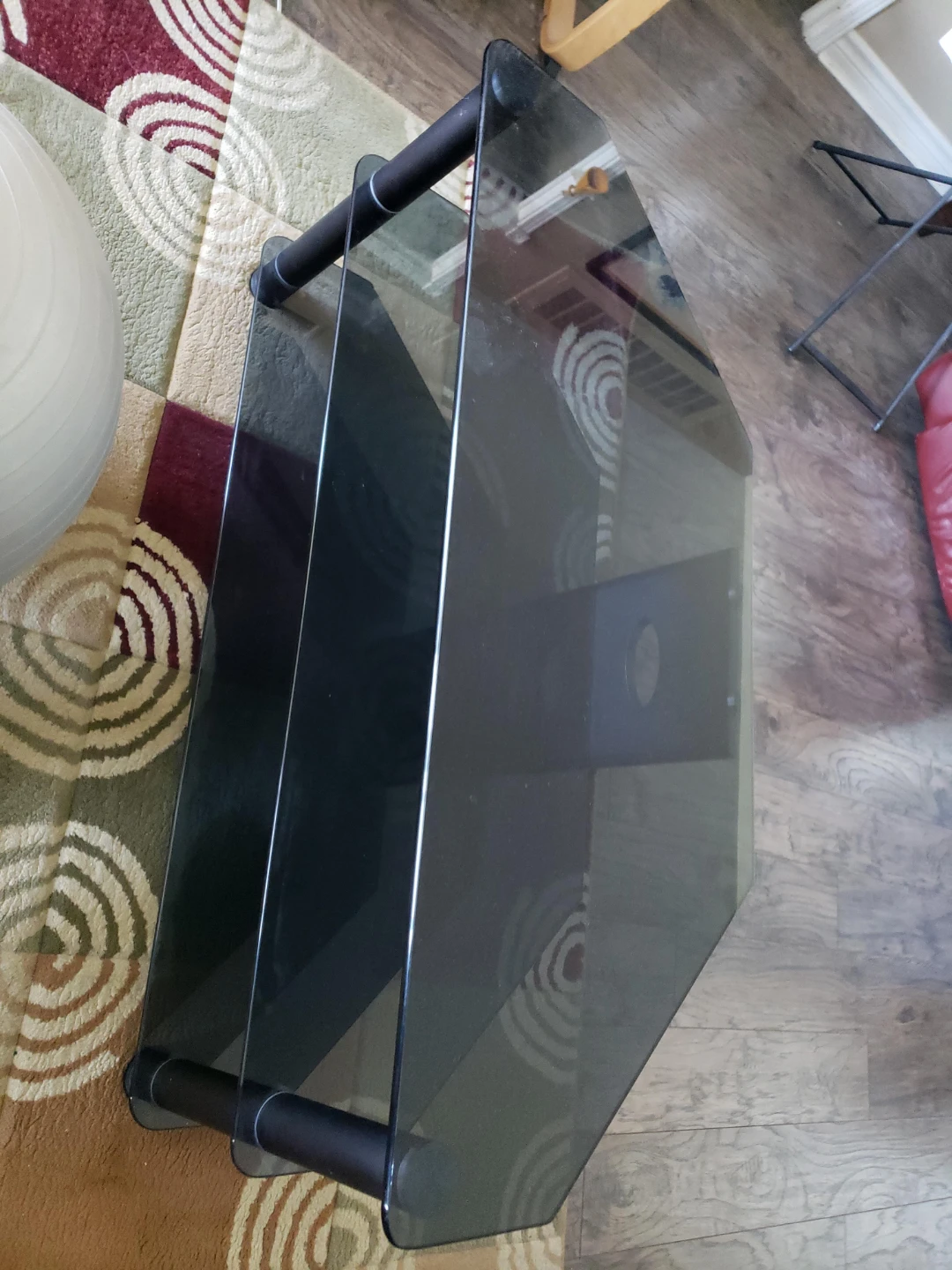 3-Tier Glass TV Stand - photo 4