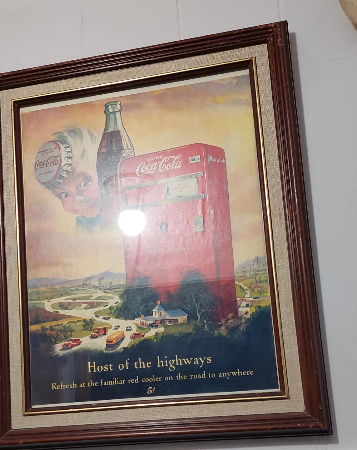 Coca-Cola "Host of the Highways" Vintage Advertising Art