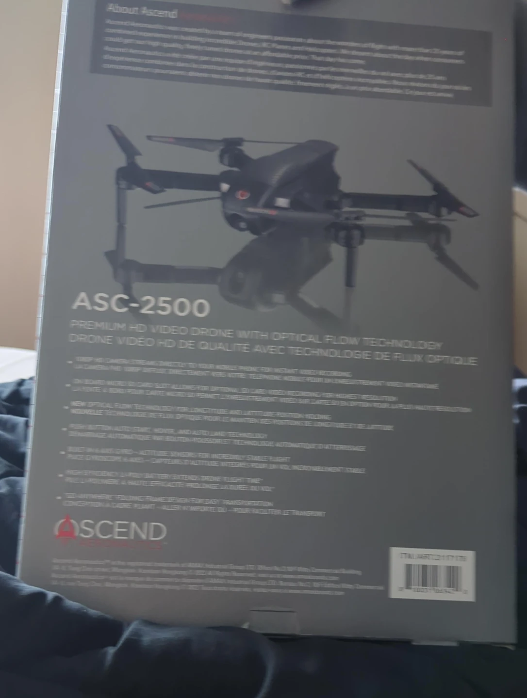 Ascend ASC-2500 Premium HD Drone with Optical Flow Technology