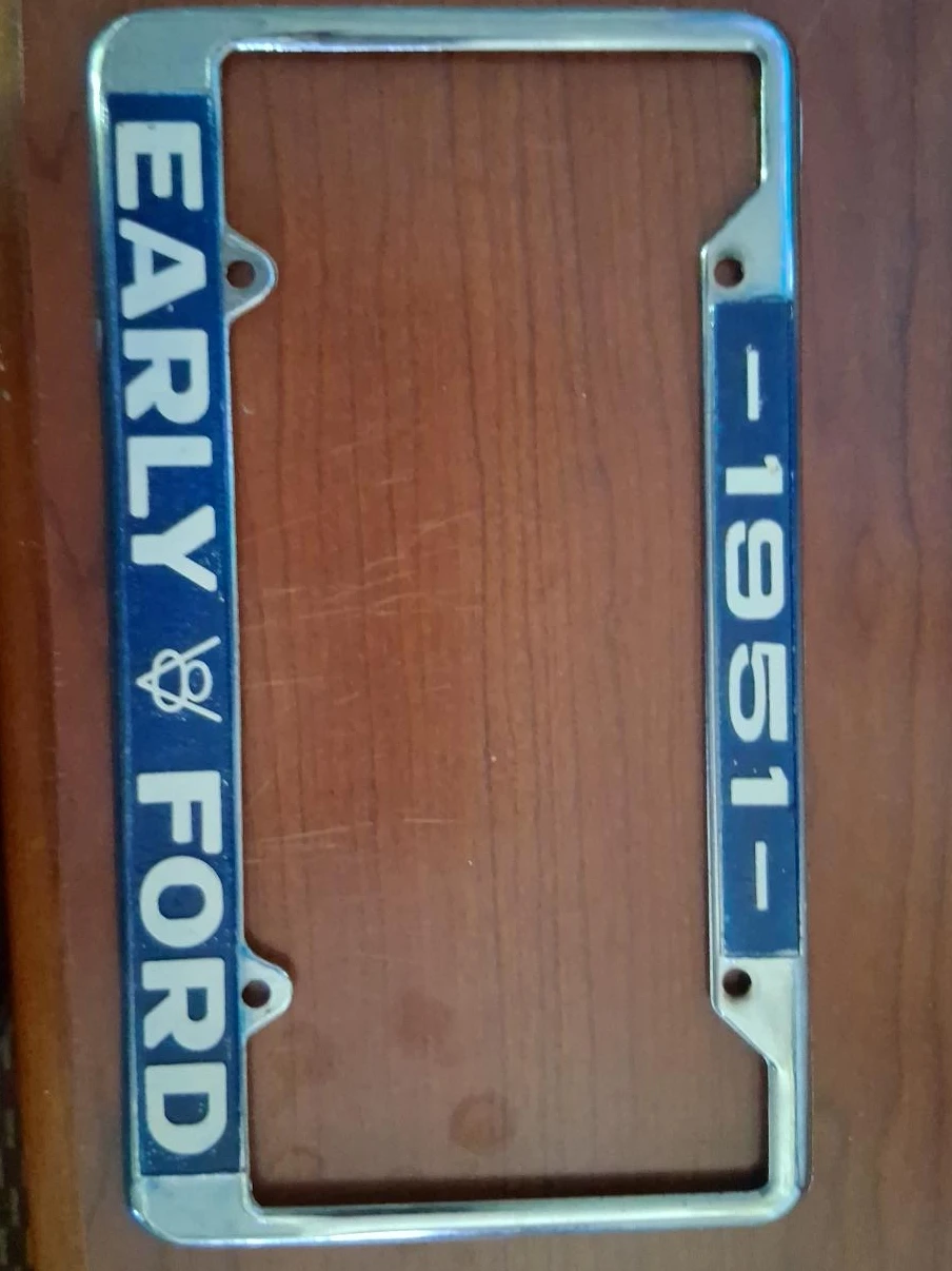 Ford "Early" 1951 License Plate Frame